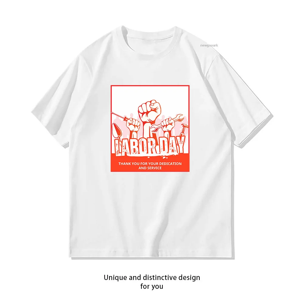 Labor Day thank for your dedication and service t-shirt woman man Casual cotton summer printed t shirts Adult camisetas