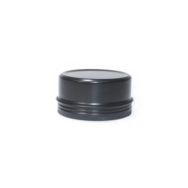 20pcs 10ml-100ml Black Tin Box Lip Balm Sample Aluminium Tin Jars Candle Box Tea Cans DIY Metal Gift Box For Packaging Container