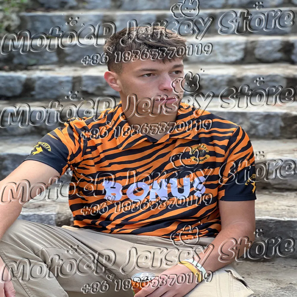 

Moto New Arrivals Men's POLO Shirt English Clubs Hull City Home Football Shirt 1992/1993 Retro Jersey Soccer “Bonus” England