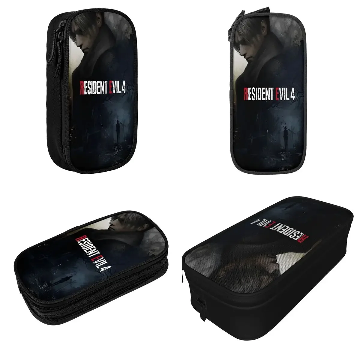 Resident Leon Eviled Pencil Cases New Game Umbrella Pen Box Bag Girl Boy Large Storage Students School Gift Pencilcases view 2
