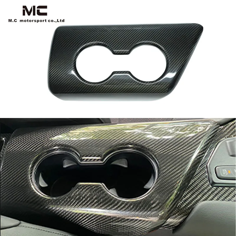 Dry Carbon Fiber A90 A91Center Console Armrest Box Cover Interior Dry Carbon Fiber For Toyota Supra A90 Auto Parts