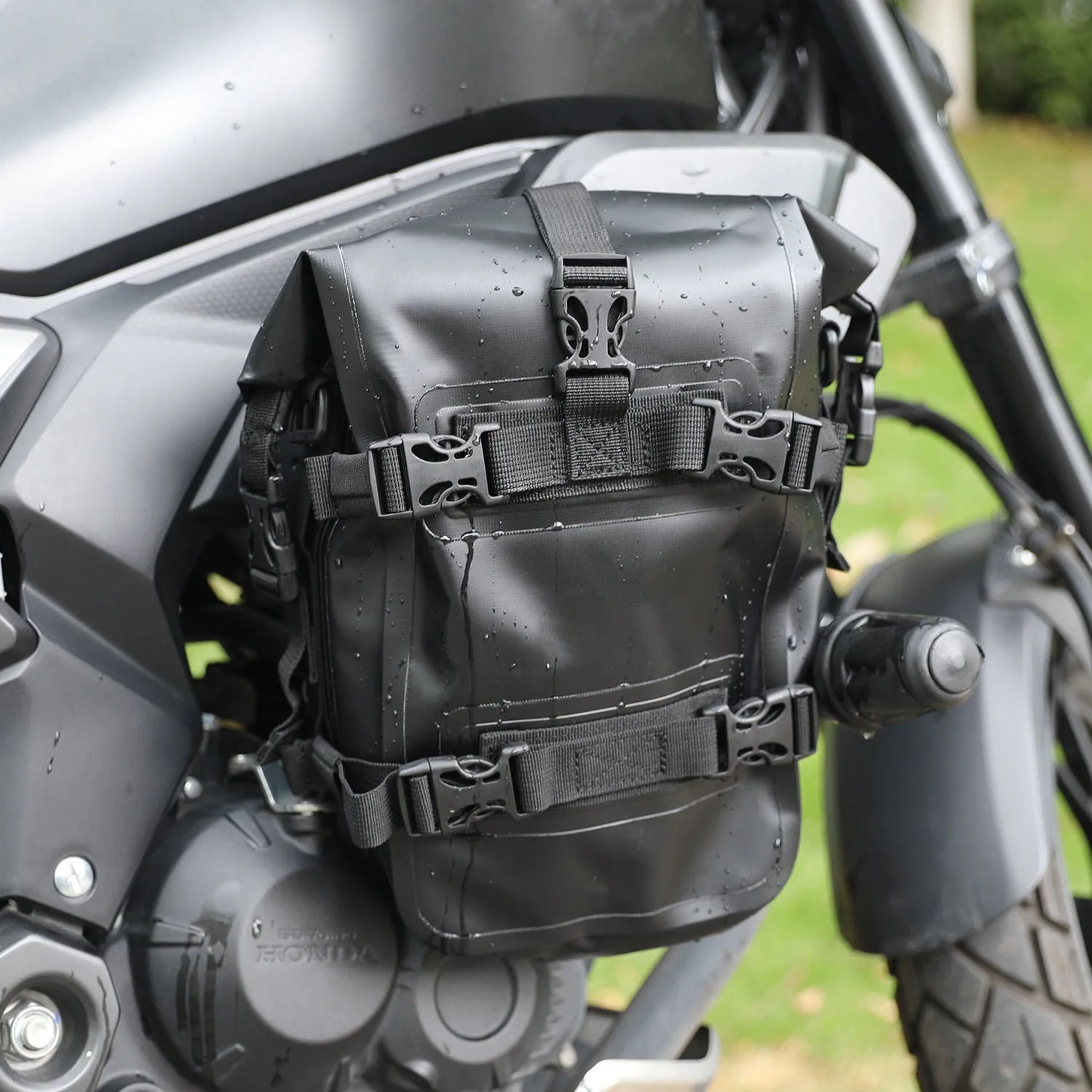 

Outdoor Universal Motorcycle Bumper Bag Waterproof Motocross Crash Bars Repair Tool Placement Bag