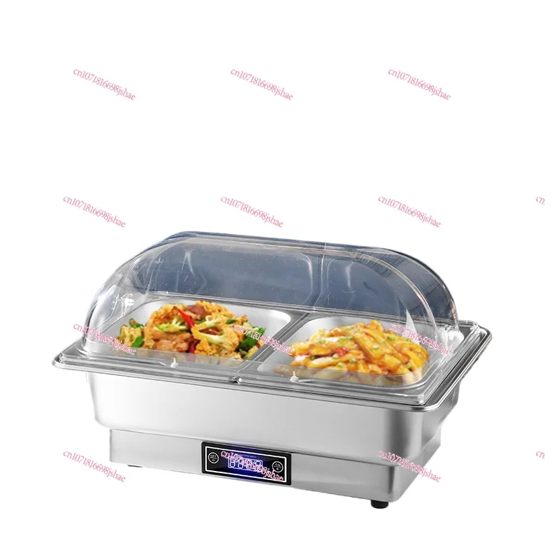 Stainless Steel Self-service Thermal Insulation Dining Stove Commercial Clamshell Buffet Stove Breakfast Hotel Tableware