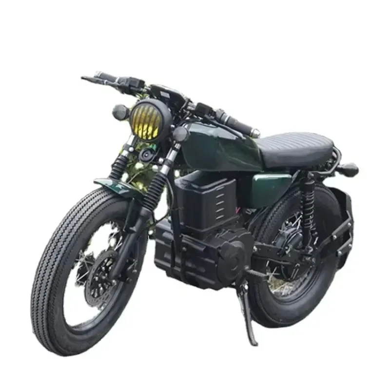 BR MotorcycleRetro Classic 2 Person Vintage Lithium Battery Electric Motorcycle Racing Motorbike For Adult Electric S