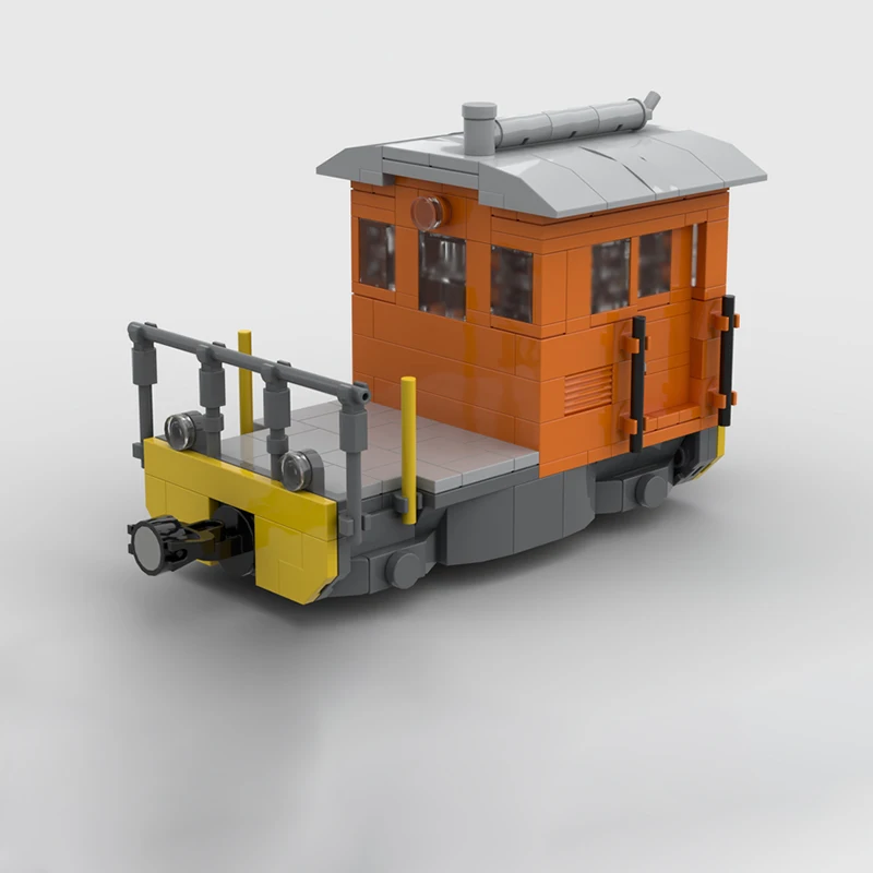 ตัวต่อรถเมือง รุ่น MOC ชุดตัวต่อ 15-26 ชิ้น รถหัวรถจักรแบบโมดูลาร์ เทคโนโลยีสำหรับเด็ก ของขวัญวันหยุด ชุดประกอบของเล่น