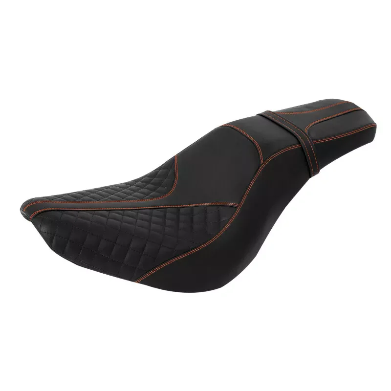 Motorcycle Driver Passenger Seat For Harley Deluxe Softail Slim Street Bob Heritage Classic 2018-2024