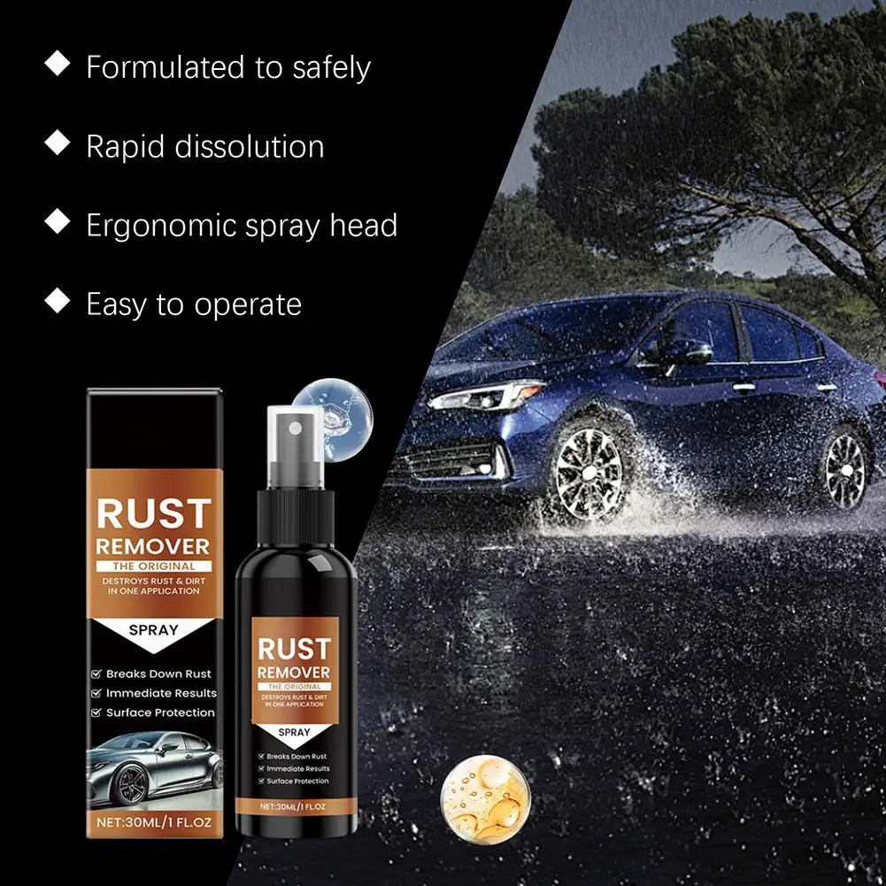 

Automobile Derusting Spray Anti Rust Removal Agent for Liquid Polishing Iron Rust Remover Detergent Auto Maintenance Produc L1H4