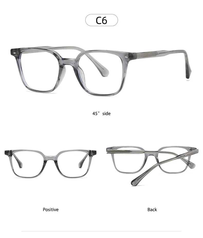 KOCOLIOR 2025, hochwertige TR90-Retro-Lesebrille mit quadratischem Rahmen für Damen und Herren, modische photochrome Presbyopie-Brille – Detail 16
