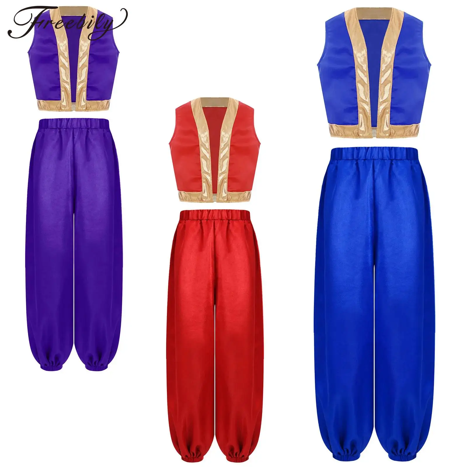 

Children Halloween Costumes Outfit Boy Arabian Arab Prince Cosplay Costume Theme Party Roleplay Holiday Suits Carnival Dress Up