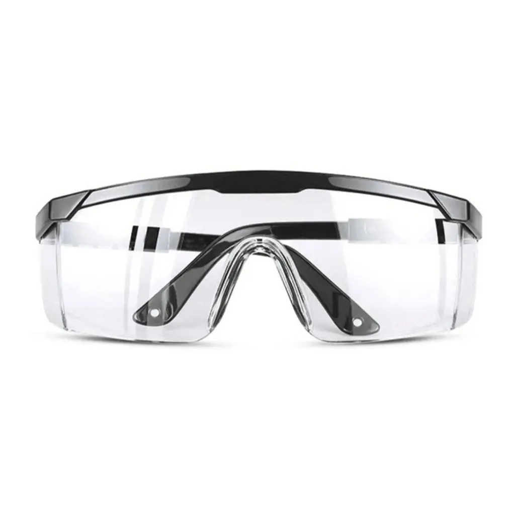 Protective Anti-Fog Glasses Isolation Breathable Anti-Spit Goggles Fully Clear Vision Safety Anti-Splash Temples Stretchable