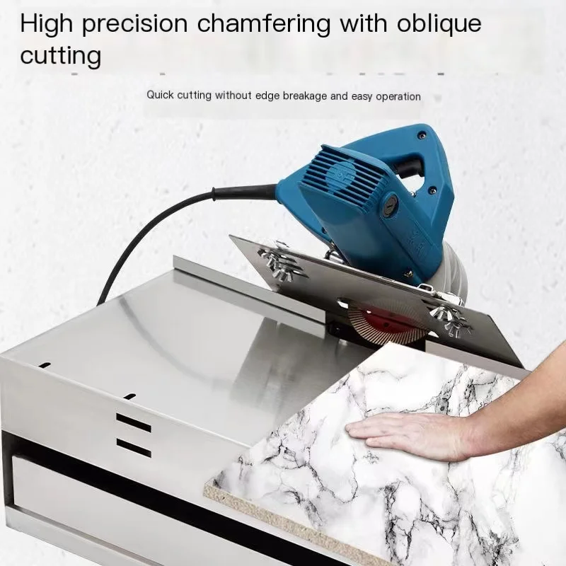 Ceramic Tile Chamfering Machine 45 Degree Dust-free Water Tank Chamfering Tool High-precision Desktop Cutting Machine Chamfer