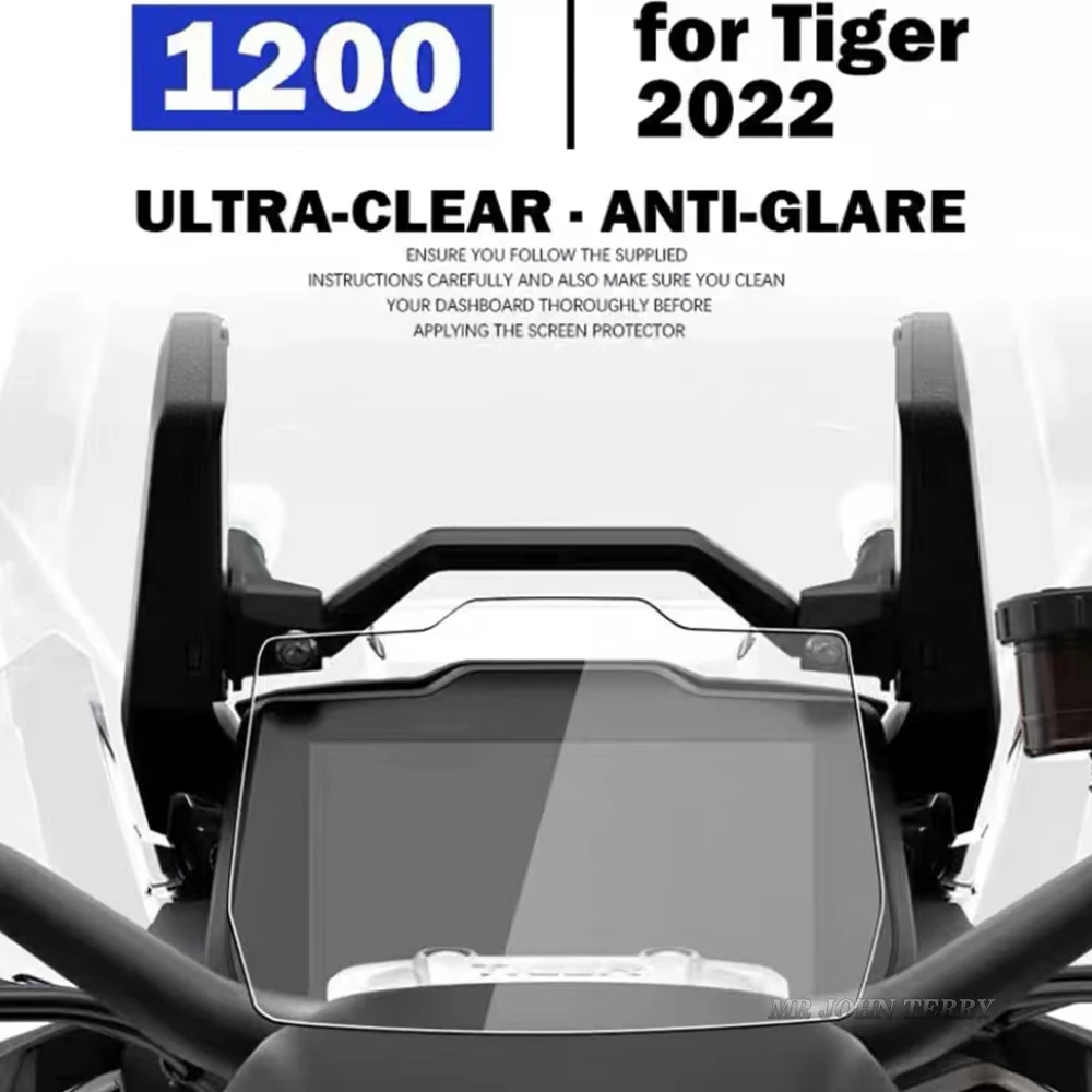 for Tiger1200 Motorcycle 2022 Dashboard Protection Instrument Film for Tiger 1200 Accessories Speedometer Scratch Cluster Screen