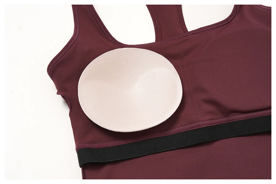 Yoga-Set 2-teilig Damen Fitness Sportbekleidung Naked Feel Sport-BH Gym Laufhose Po-Formende Leggings Workout-Outfit Activewear – Detail 36