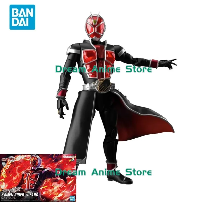 

Bandai Original KAMEN Rider Anime Model Figure-rise Standard KAMEN RIDER WIZARD Action Figure Assembly Model Toys Gifts for Kids