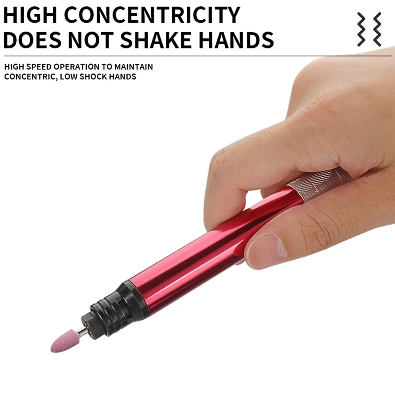 A84x-máquina de gravura de ar de alta velocidade micro moedor lápis mini polimento moagem para jóias de madeira ferramenta pneumática