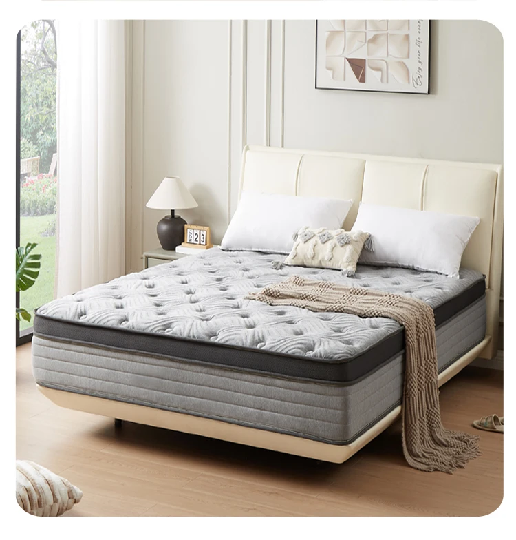 fo- density Foam Pocket-sprung Spring Mattress Boxed Set Luxurious Quality Soft 300mm Thick Antibacterial Order Online Cooling！
