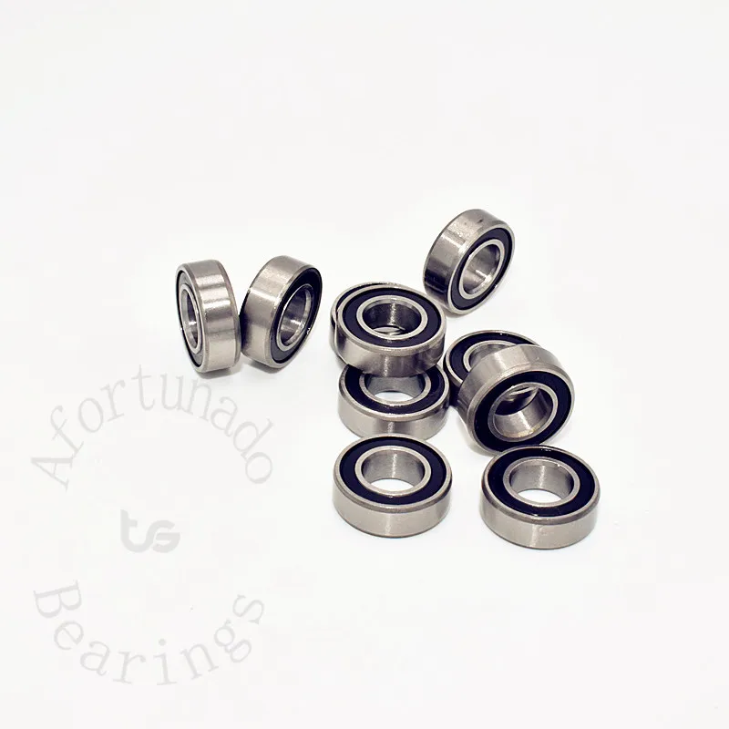 Miniature Bearing MR126RS 10 Pieces 6*12*4(mm) chrome steel Rubber Sealed High speed Mechanical equipment parts