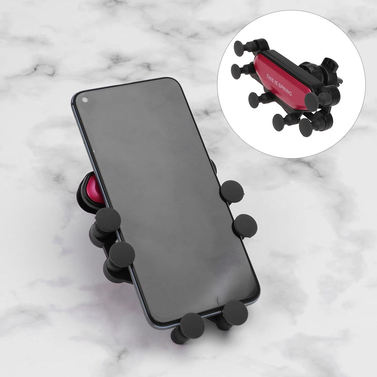 

Car Phone Holder Gravity Sensor Snap Type Navigation Bracket Interior Mobile
