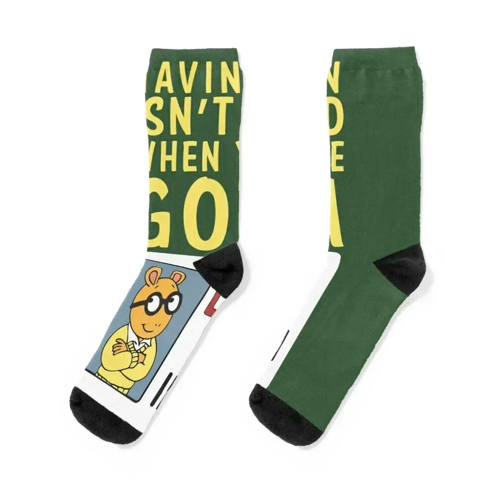 

Arthur Library Card Greeting Card Socks kawaii with print Socks For Man Women's