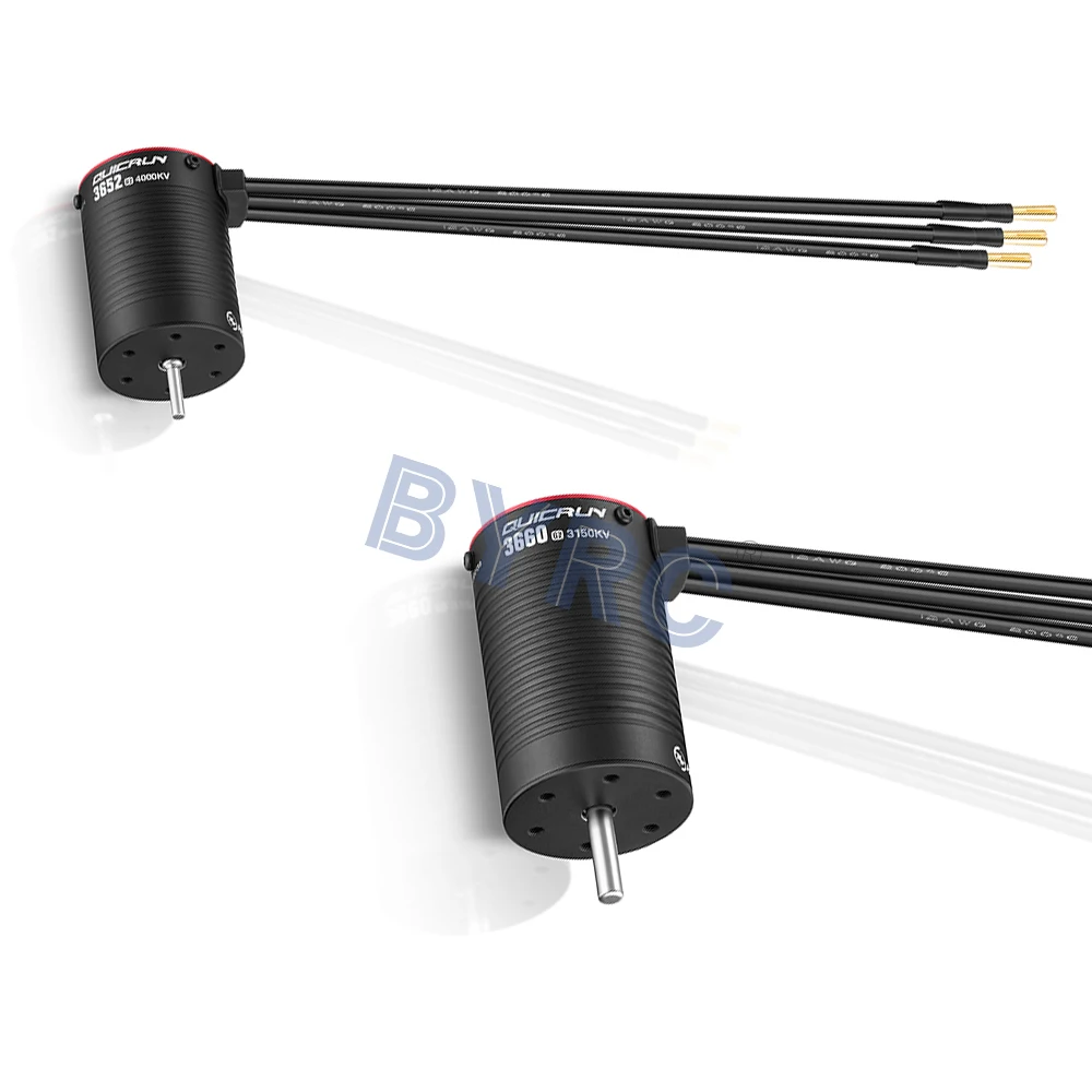 محرك HOBBYWING QuicRun 3652 3250KV/4000KV/5400KV 3660 3150KV/3700KV G2 محرك بدون فرشاة بدون مستشعر 2-3S لعربة سيارة RC 1/10
