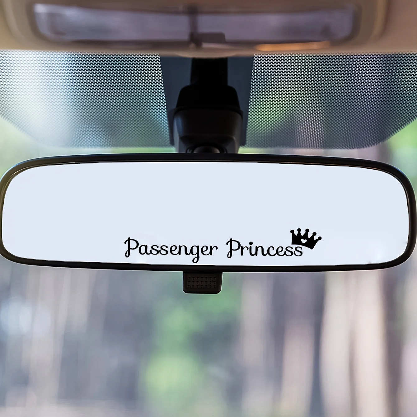 Passenger Princess Sticker Car Mirror Decal Cute Vinyl Sticker for Window Wall Cup Laptop Decoration Accessories