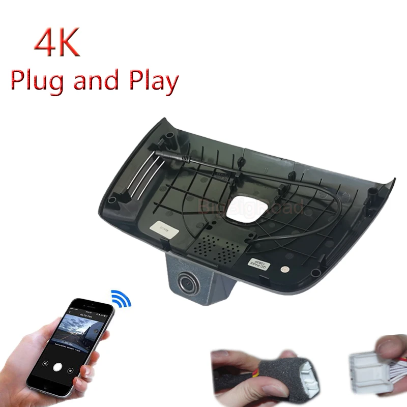 

4K Plug And Play For BYD Song Plus EV SEAL U 2019 2020 2021 2022 2023 Car Video Recorder Wifi DVR Dash Cam Camera FHD 2160P