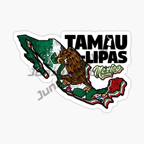 Tamaulipas Decal Car Window Laptop Tamps Vinyl Sticker Mexico MX Estado State Cover Scratches Sunscreen Decal Accessories