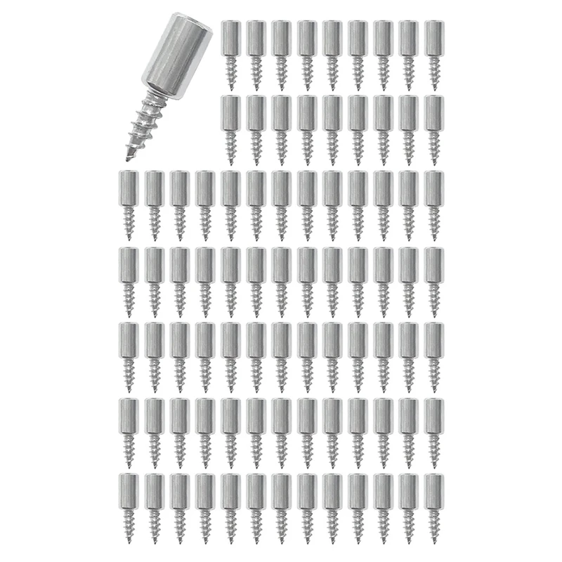 84 PCS Self-Tapping Screws Cabinet Laminate Support Shelf Pins For Shelves Wooden Kitchen Cabinets Bookcases Wardrobes