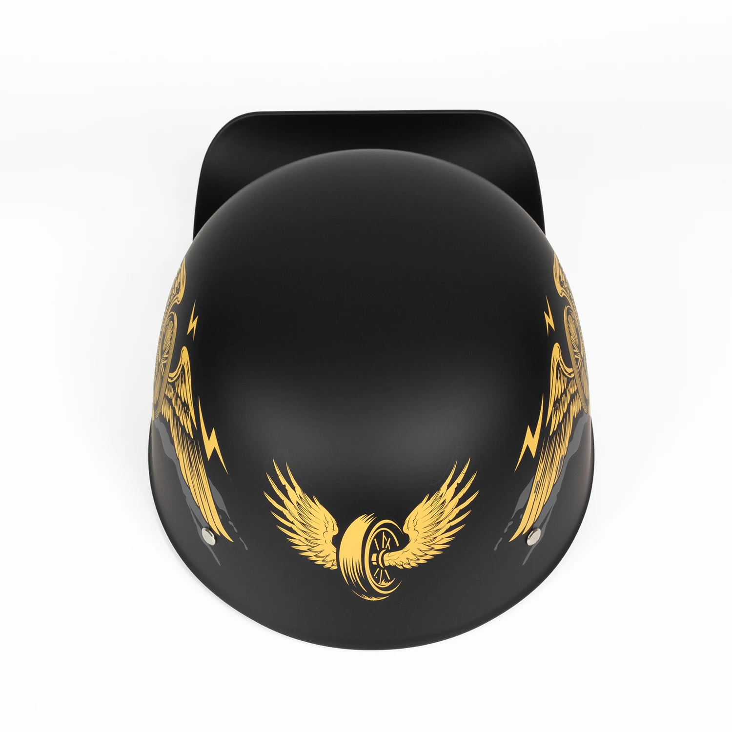 

ROCK RUFI Vintage Men's Half Face Baseball Cap Motorcycle Helmet | DOT Certified for Stylish & Safe Riding