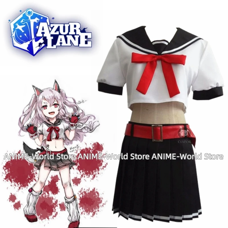 

Azur Lane Yudachi Yuudachi Cosplay Costume Dress Uniform Halloween Costumes Women Anime Clothes