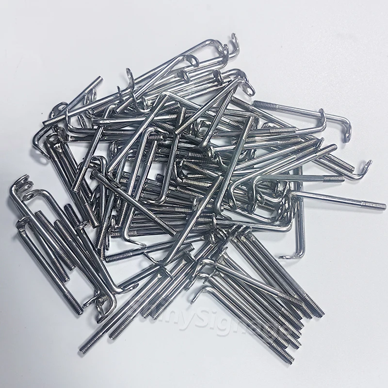 

Новый винт с подсветкой L, 5 см, монтажный кронштейн из нержавеющей стали, установка букв канала, 100 шт.