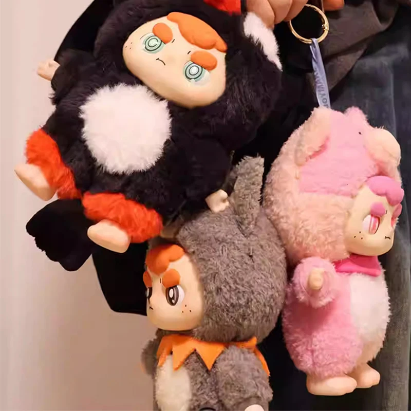 ماتاتا يكون شقي كلية سلسلة صندوق أعمى لطيف الحيوان أنيمي دمية مفاجأة حقيبة Kawaii الفينيل أفخم دمية حقيبة غامضة قلادة اللعب