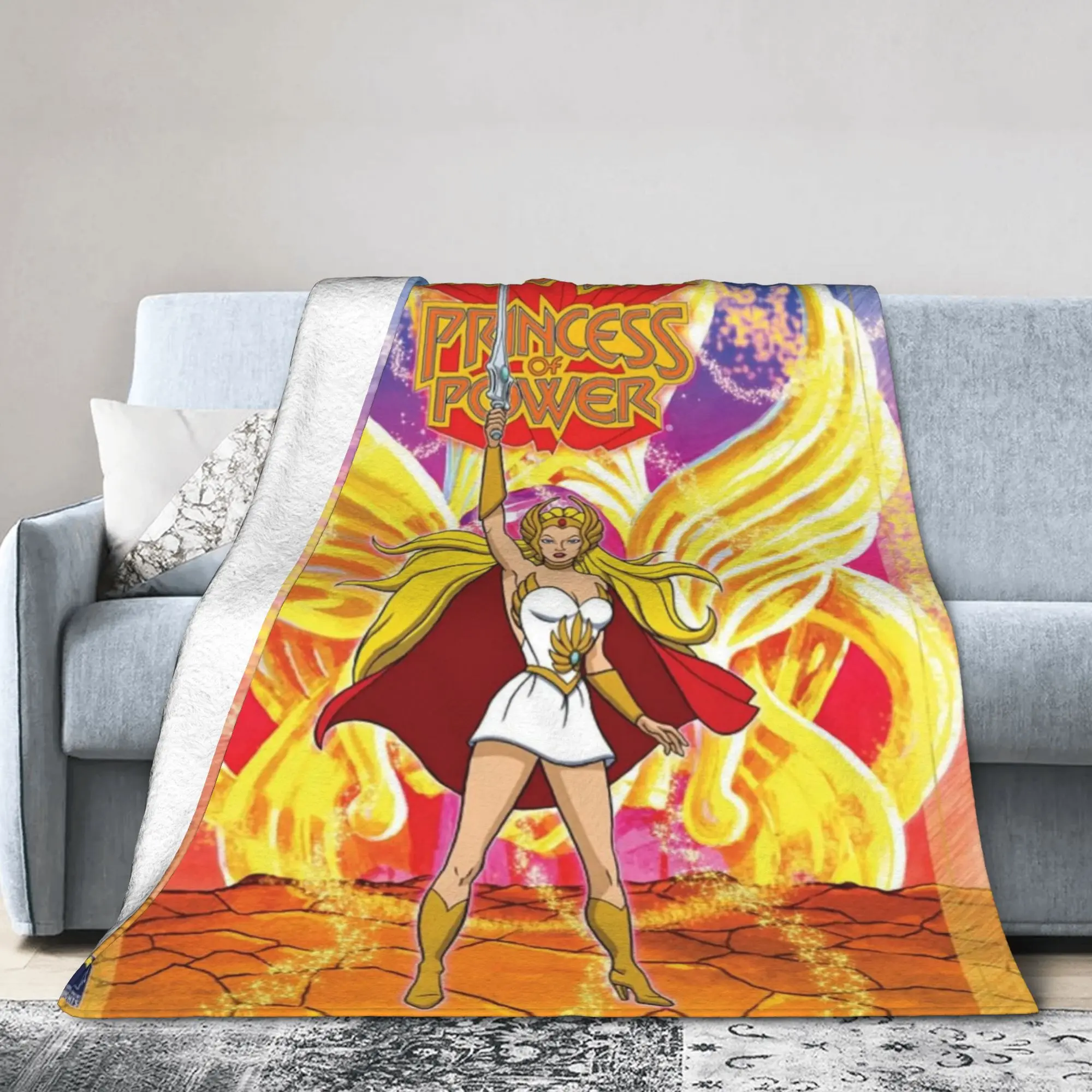 Cozy She-Ra and the Princesses of Power Blanket Merch Sofa Decorative  Throw Blankets Soft Fleece for Travel