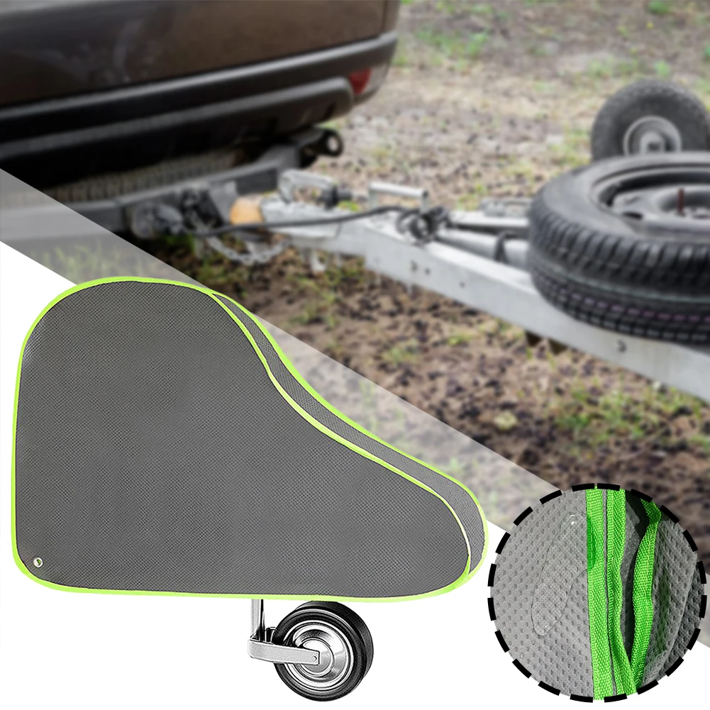 Universal Caravans Trailer Towing Hitch Cover Waterproof Dustproof Camper Coupling Lock Tongue Cover Breathable Protector