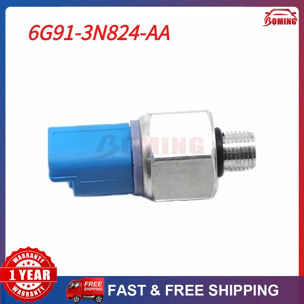 

New Steering Oil Pressure Sensor 6G91-3N824-AA 6G913N824AA For Ford Mondeo Galaxy S-max 1.6 2.0 2.3 2.5 1437144 4.280915 4280915
