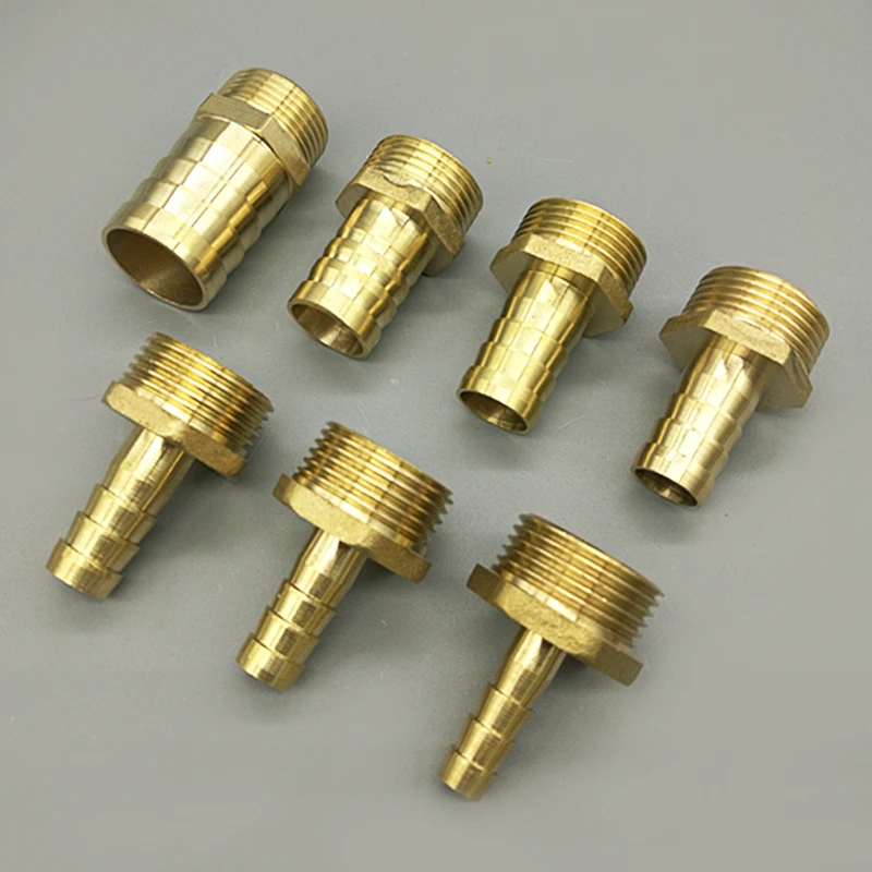 Brass Pipe Fitting 6/8/10/12/14/16mm Hose Barb Tail 1/8\