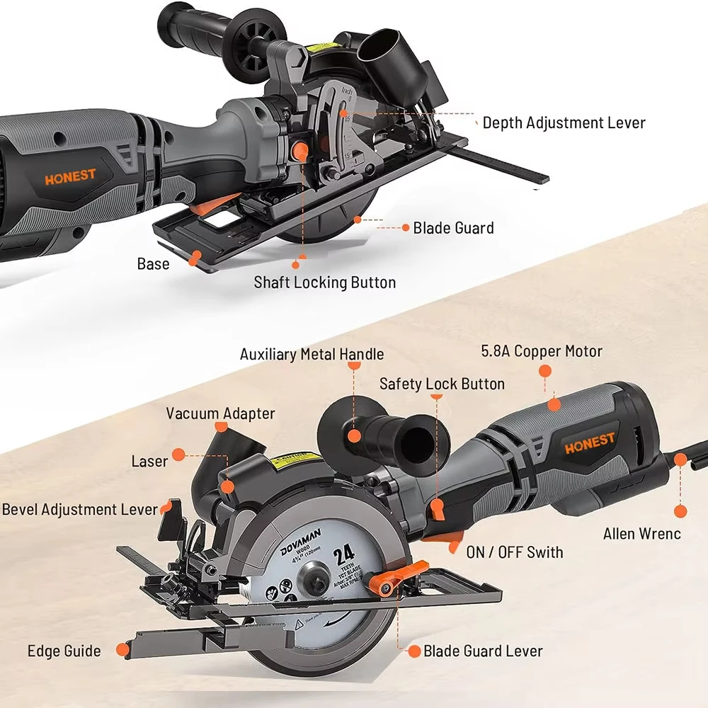 2025Popular Power Circular Saw 220V Electric Handheld Metal Cutting Circular Saw