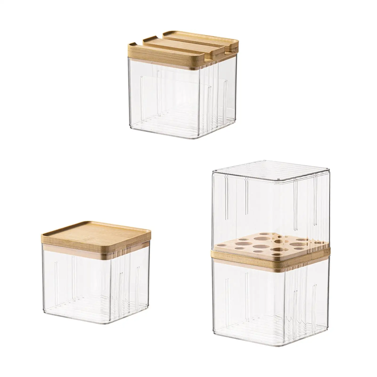 Makeup Holder Makeup Tool Organiser Anti Slip with Divider Makeup Storage Box Desktop Organizer for Bathroom Home Gift Girls