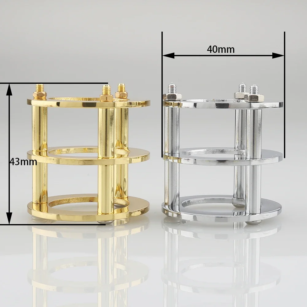 HIFI خمر الصوت أمبير لتقوم بها بنفسك مطلية بالذهب 1 قطعة 43X40 مللي متر فراغ أنبوب الحرس حامي غطاء ل 12AX7 12AT7 ECC83 6922 5687
