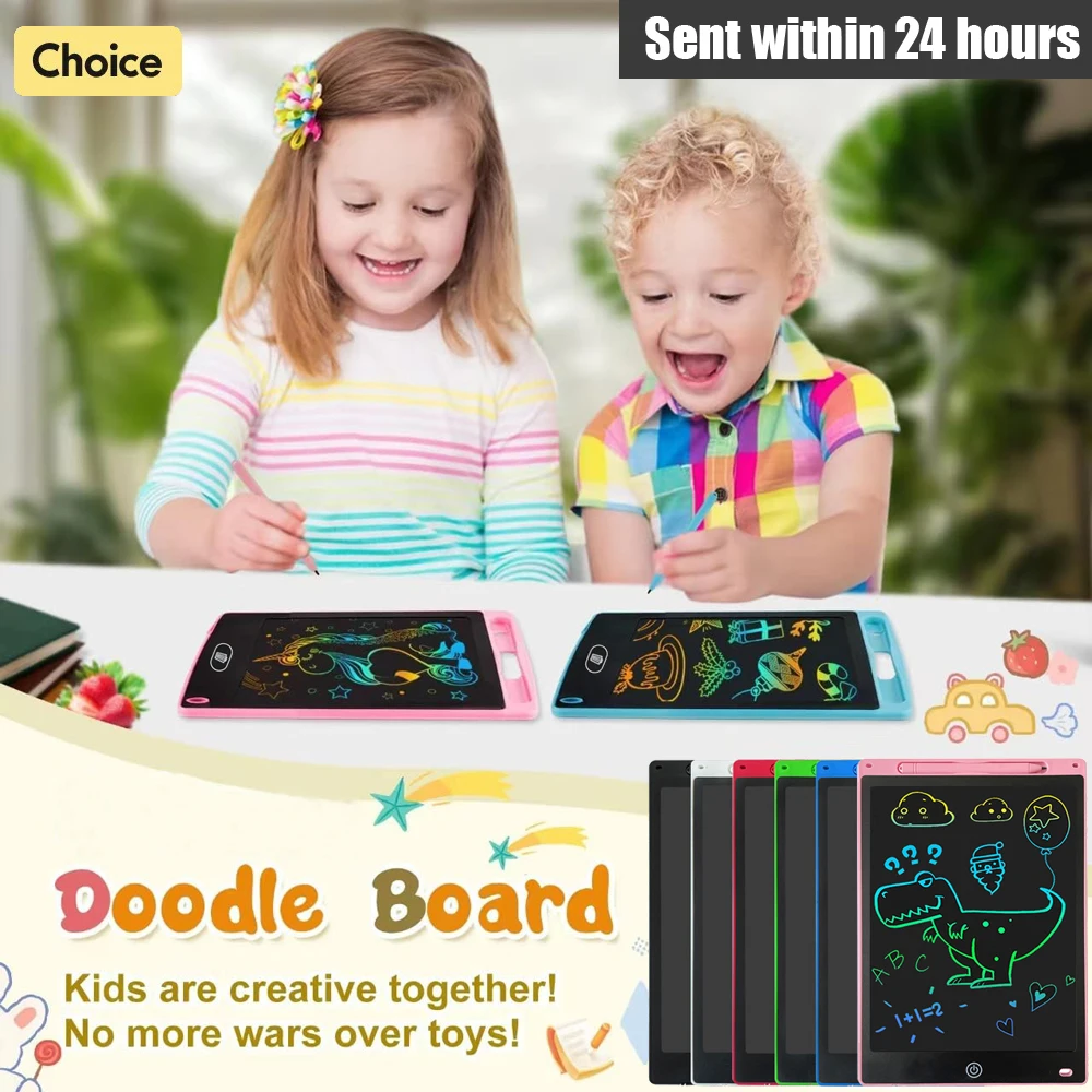 8.5 Inch LCD Writing Tablet Kids Drawing Board Electronic Doodle Pad Educational Toys Girls Gifts Digital Notebook Message Board