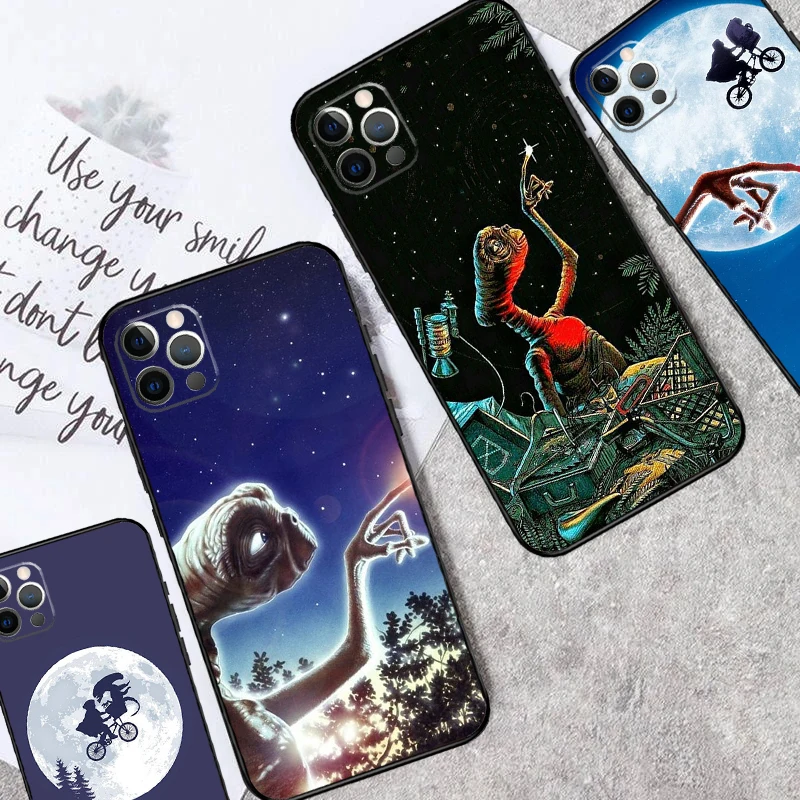 E.T. the Extra-Terrestrial Phone Case For iPhone 11 12 13 14 15 16 Pro Max Mini 14 15 16 Plus X XR XS Max 7 8 Cover