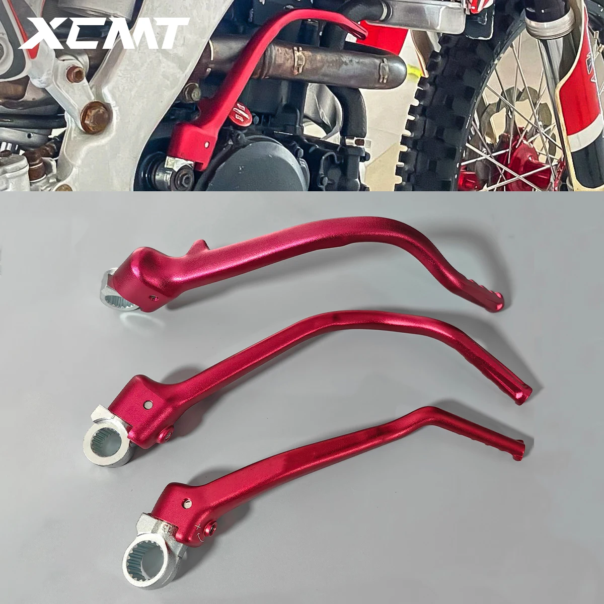 For Honda 2009-2024 CRF 150R 250R 450R CRF150R CRF150RB CRF250R CRF450R Motorcycle Accessories CNC Forged Kick Start Lever Pedal