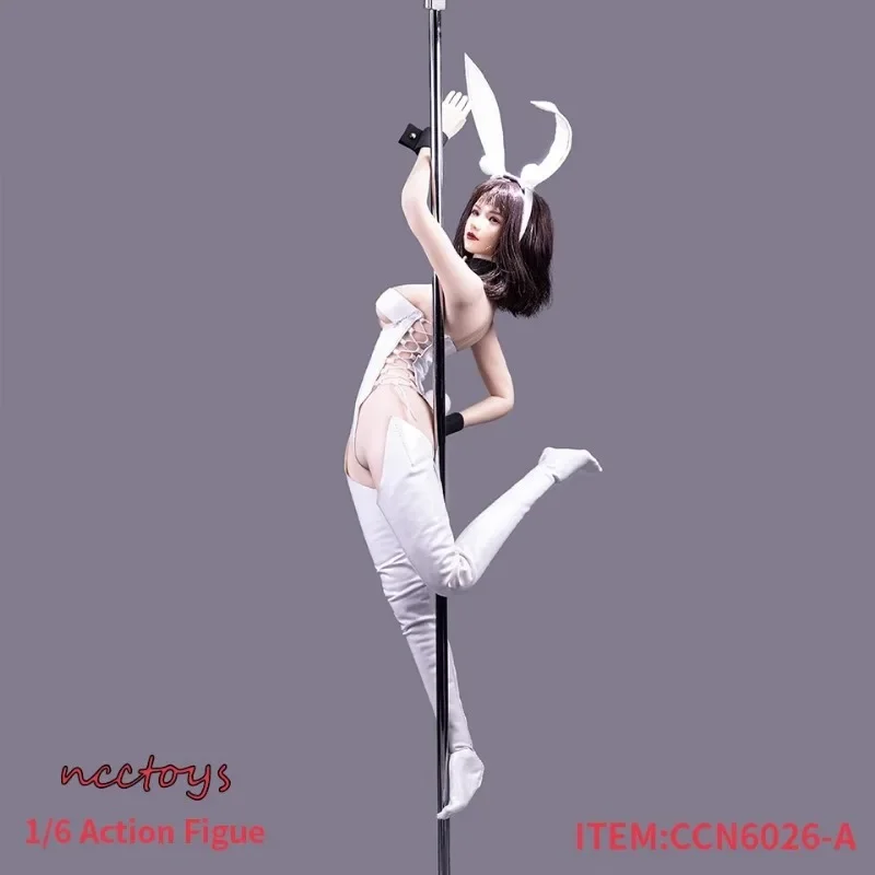 【2025 ไตรมาสที่ 1】CCN6026 ชุดบอดี้สูทแนบเนื้อแบบเซ็กซี่สไตล์สาวกระต่าย ขนาด 1/6 สำหรับฟิกเกอร์แอคชั่น TBL ขนาด 12 นิ้ว