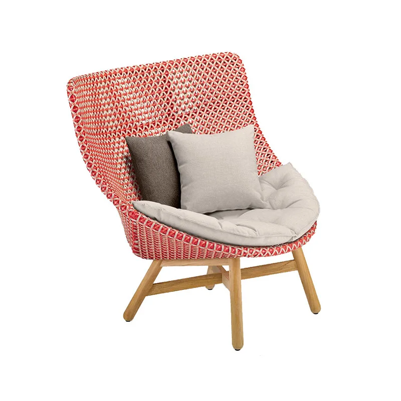 

Outdoor rattan recliner outdoor balcony terrace leisure sun protection lazy chair