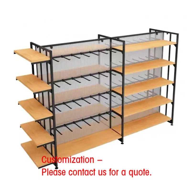 custom.Miniso Display Rack Wooden Shelf Sale