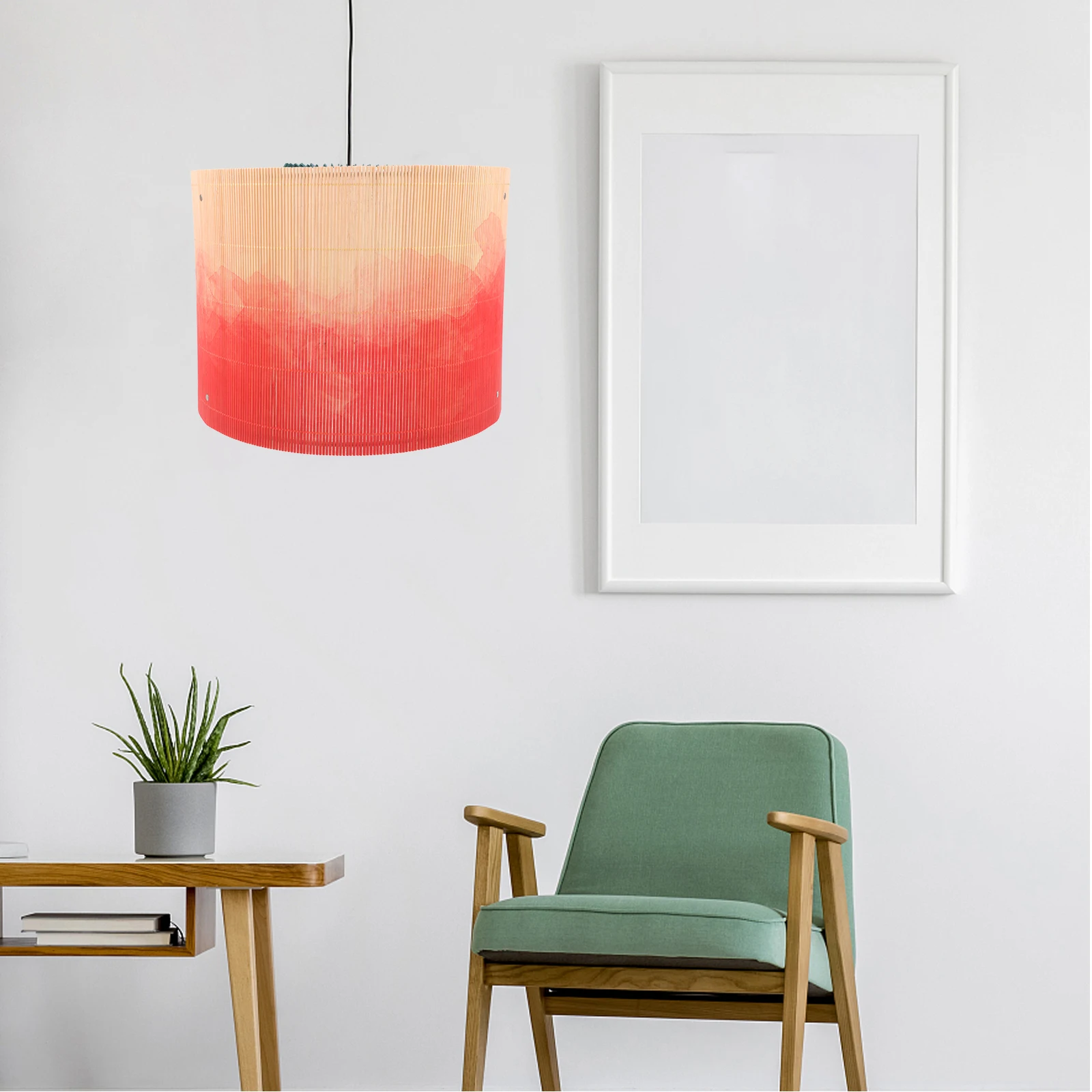 

Bamboo Lampshade Fabric Decor Woven Pendant Shades Decorative Wicker