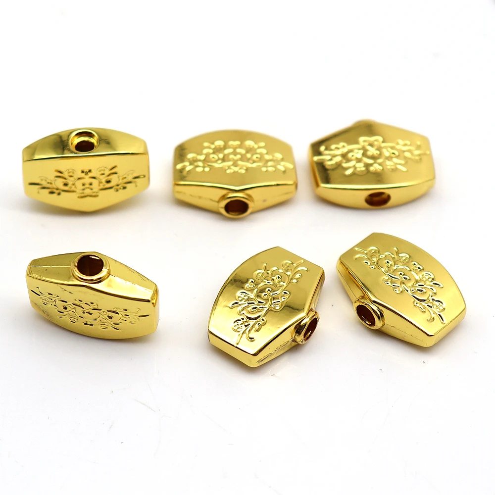 6pcs Guitar Tuners Machine Head Buttons Metal Carved Square Button for Electric Guitar