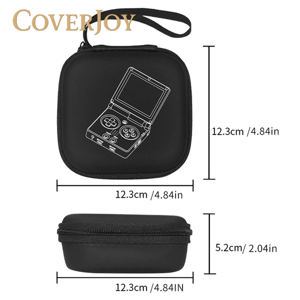 

CoverJoy Hard Shockproof Case for ANBERNIC RG35XXSP Handheld Game Console Carrying Bag with Internal Mesh Pocket