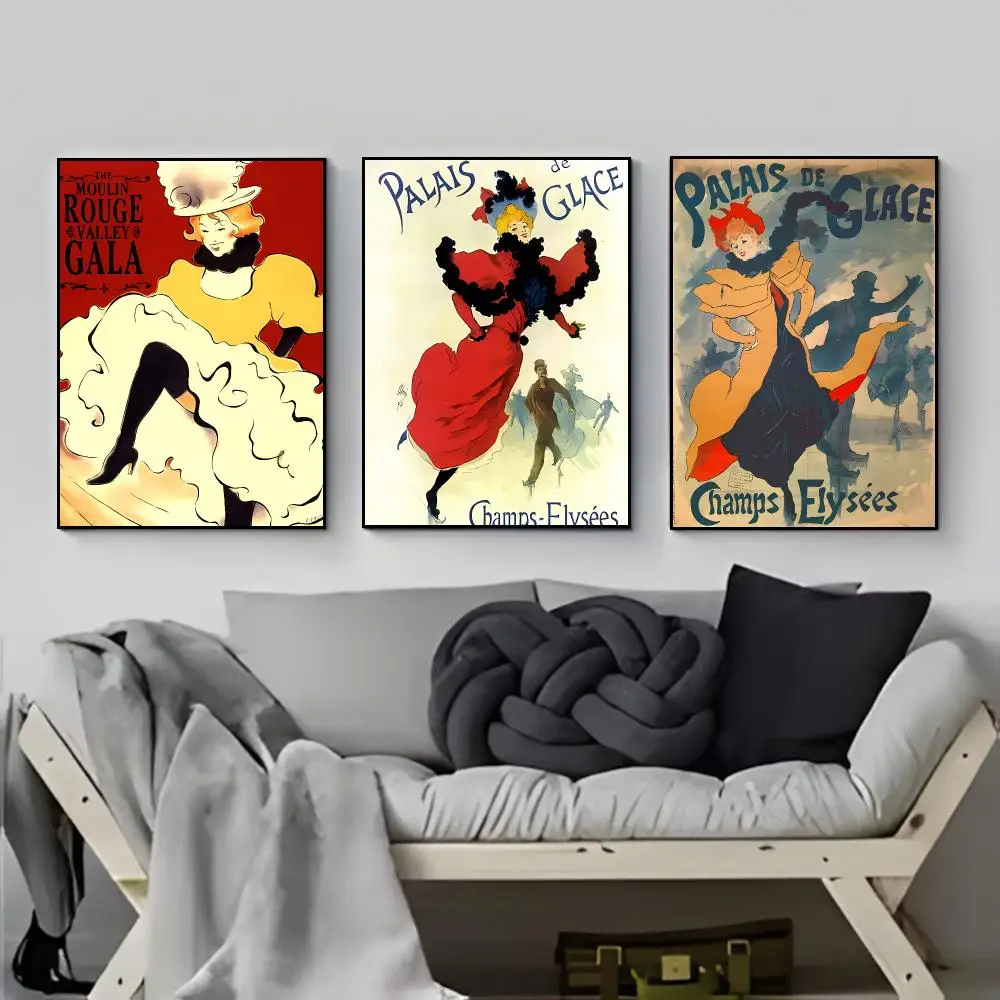 Classic Artist H-Henri de Toulouse-Lautrec Poster Elegant Indoor Artwork Design & Contemporary Home Decor