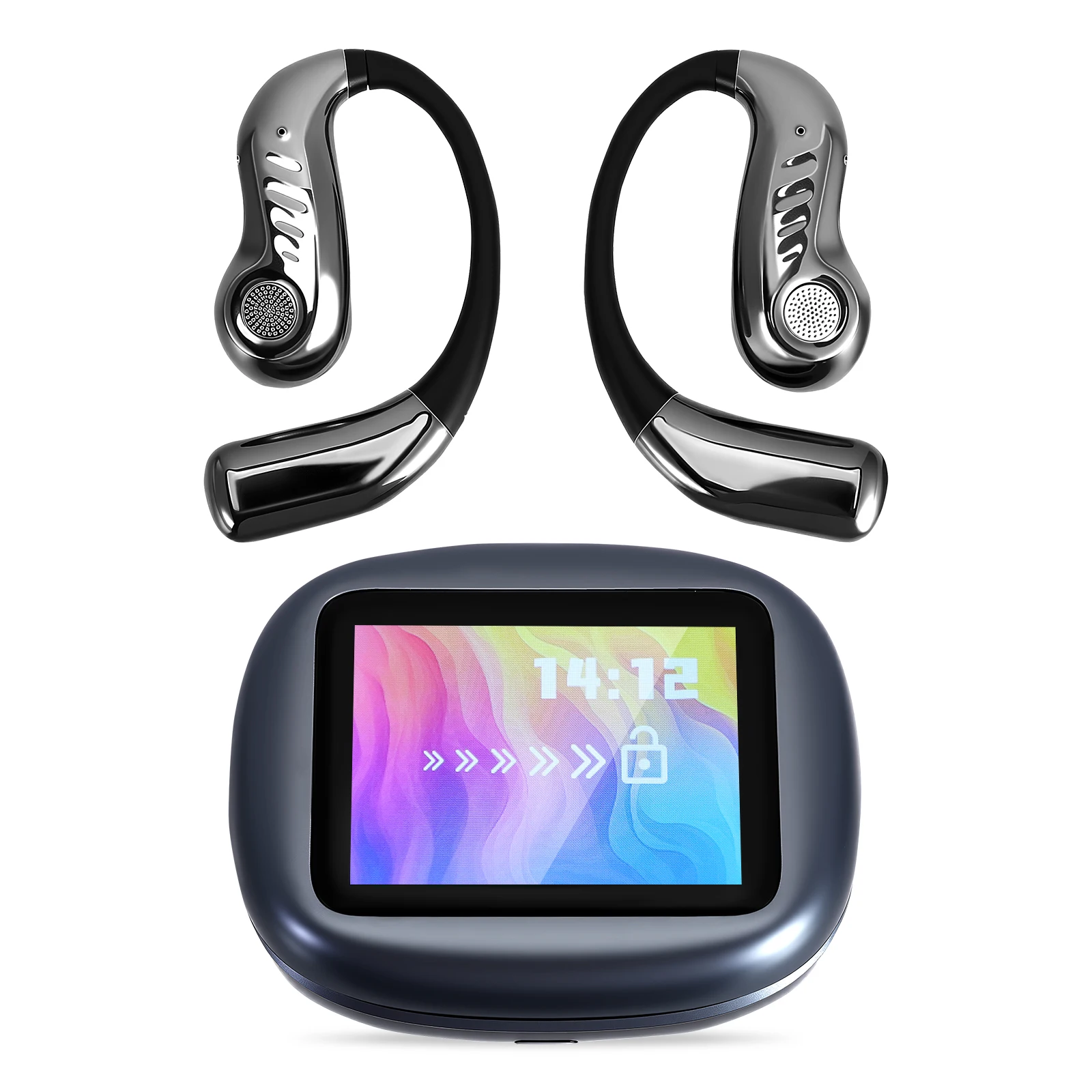 Écouteurs de traduction linguistique en temps réel sans fil Bluetooth AI, 134 langues, traducteur intra-auriculaire pour les voyages et les affaires